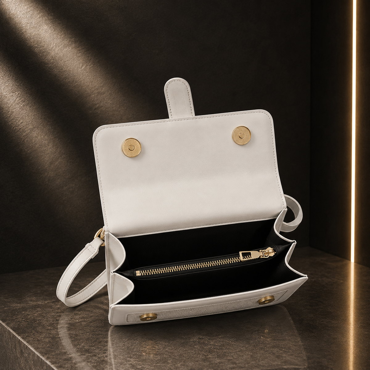 Textured Bicolour Mini Tote