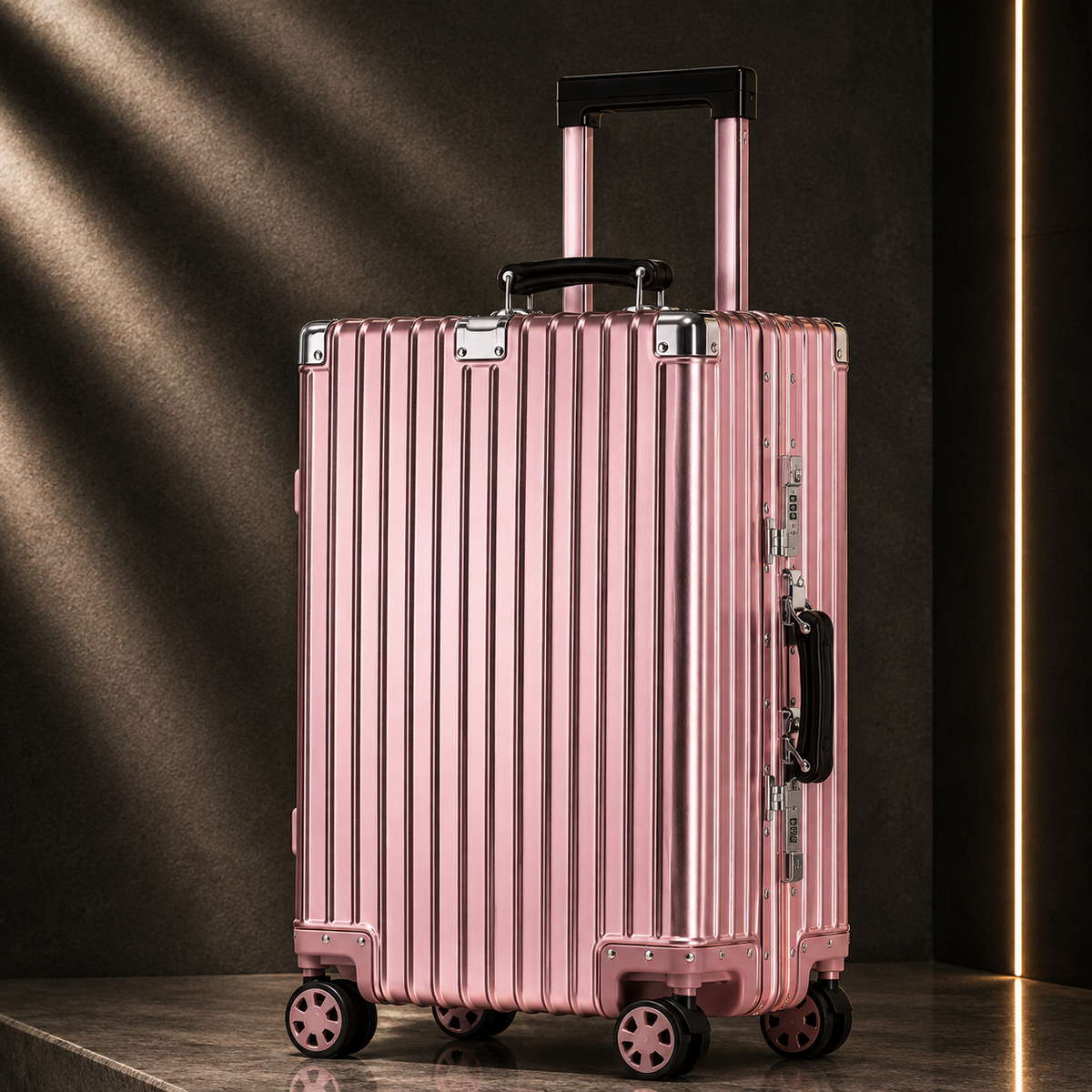 Mala de Viagem com Fecho de Código em Alumínio e Magnésio