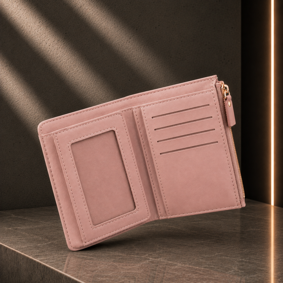 Carteira Clutch com Fecho de Correr