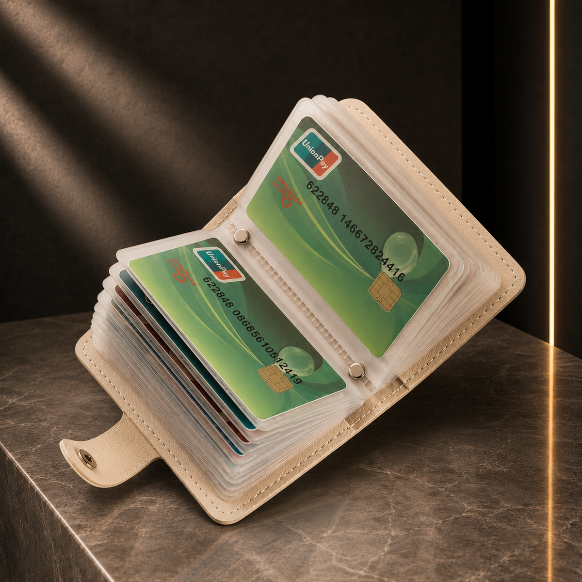 Porte-Cartes Floral Style Rétro