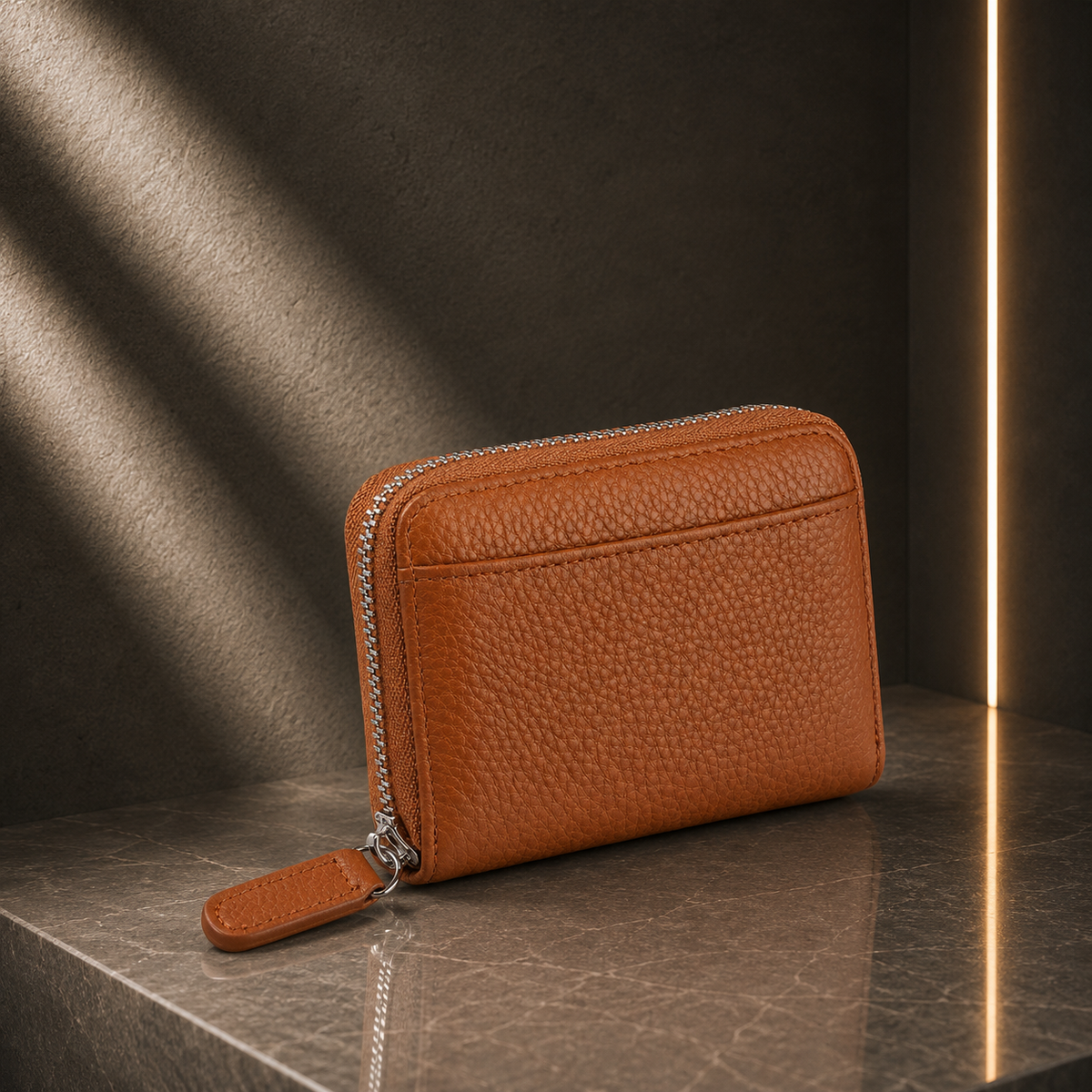 RFID Genuine Leather Card Wallet