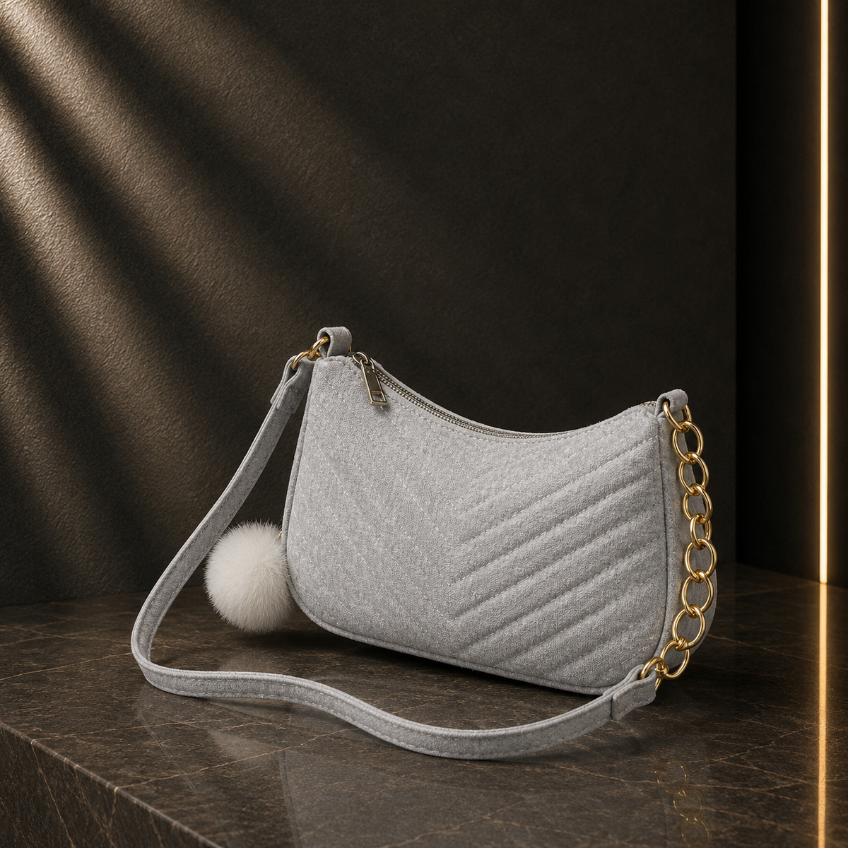 Bolso Cruzado Vintage de Fieltro