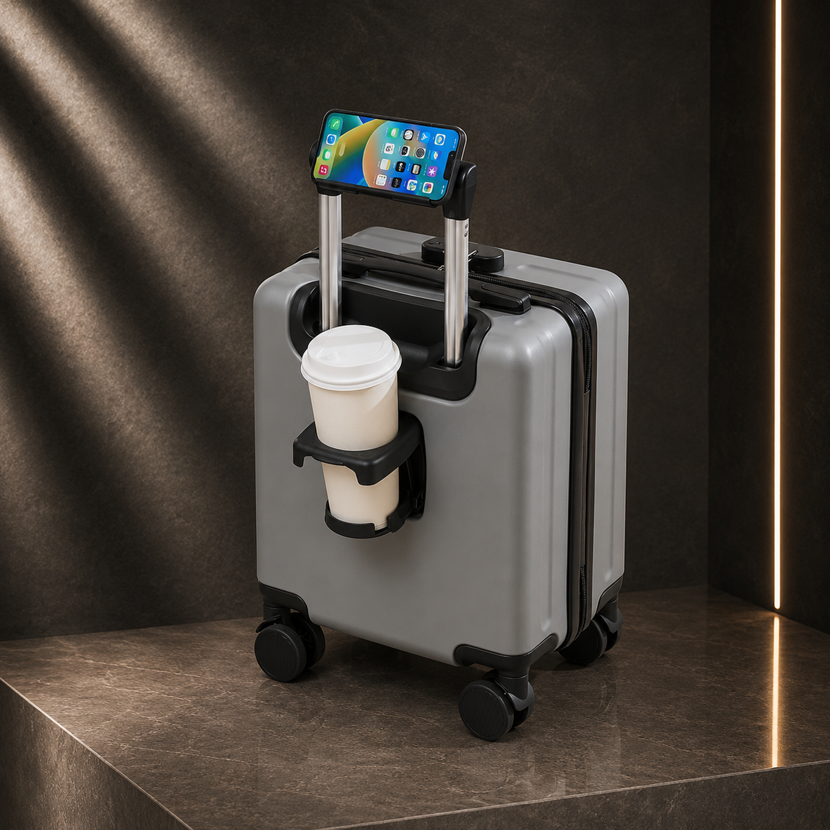 Mala de Viagem Mini 14'' Leve com Fecho de Código