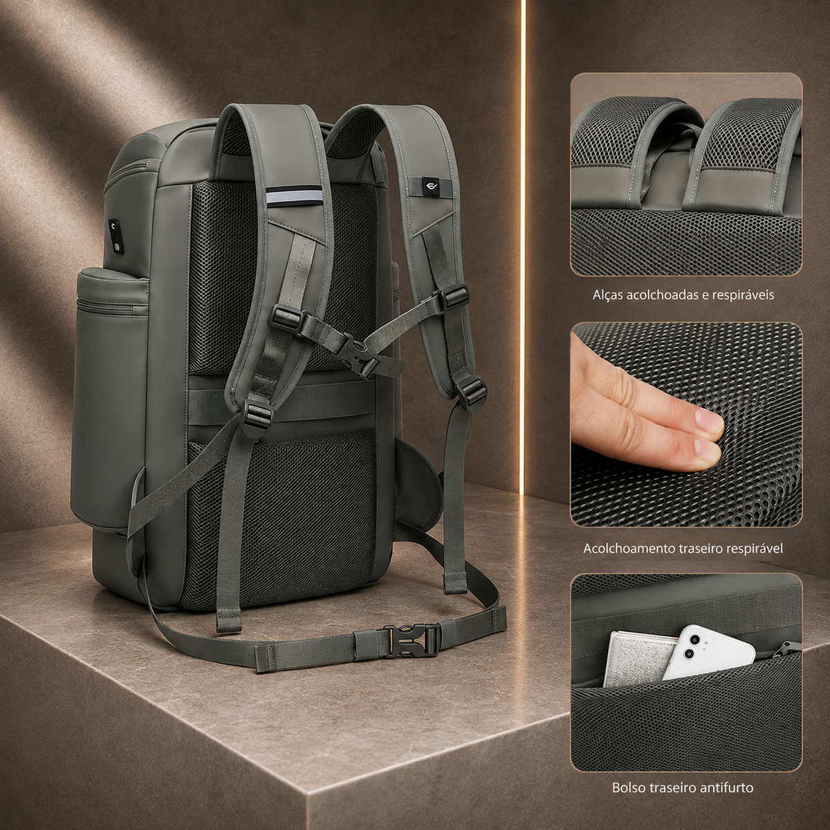Mochila de Grande Capacidade para Outdoor