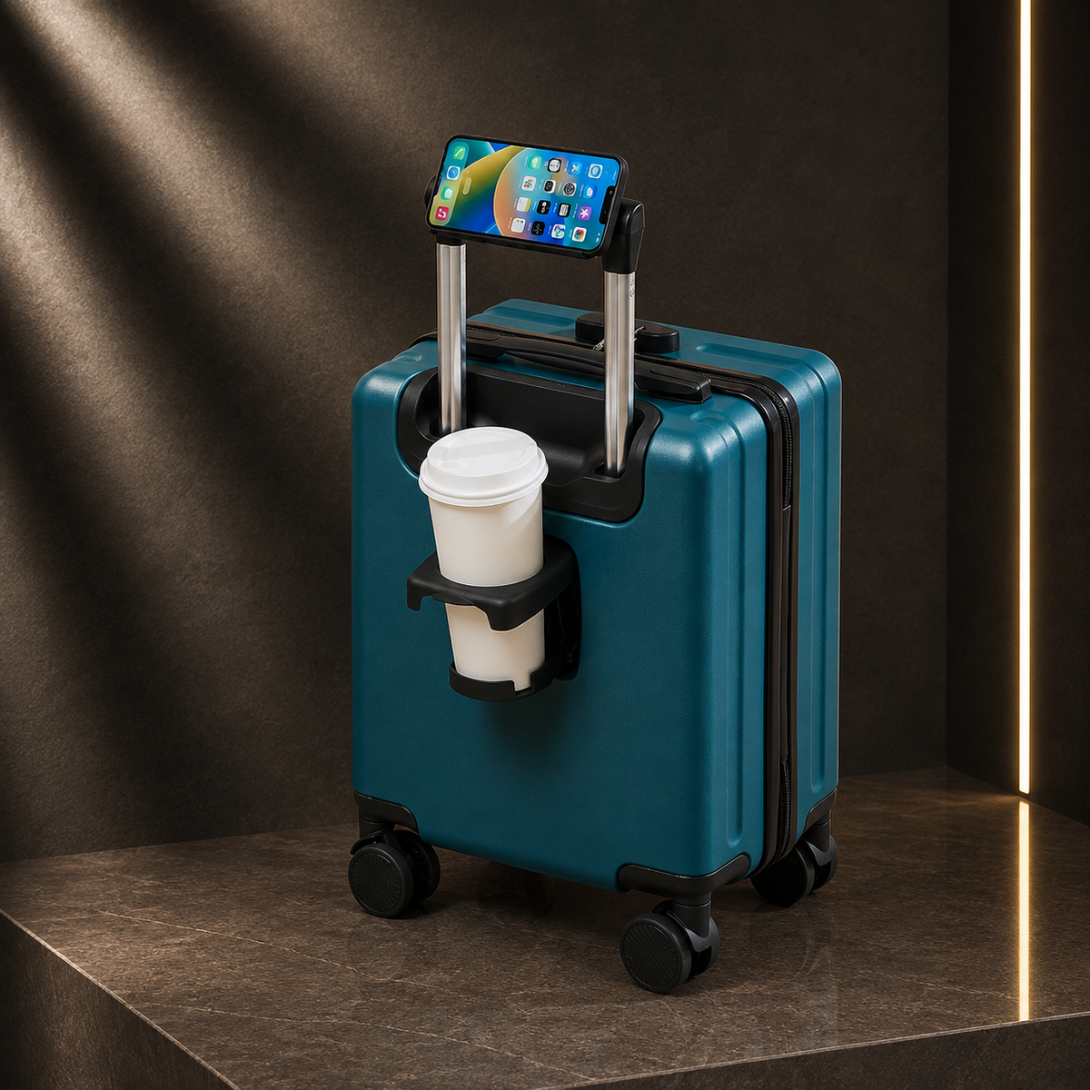 Mala de Viagem Mini 14'' Leve com Fecho de Código