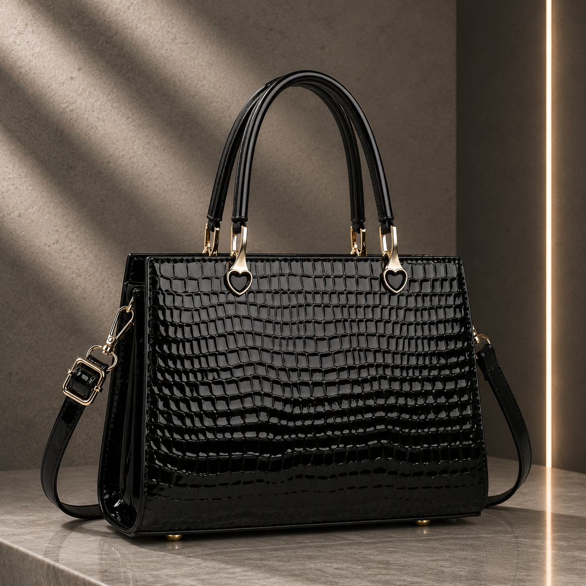 Bolsa Tote Sofisticada Bicolor