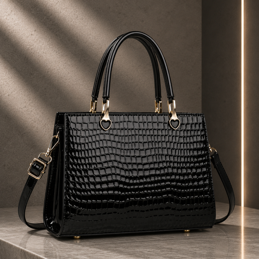 Bolsa Tote Sofisticada Bicolor