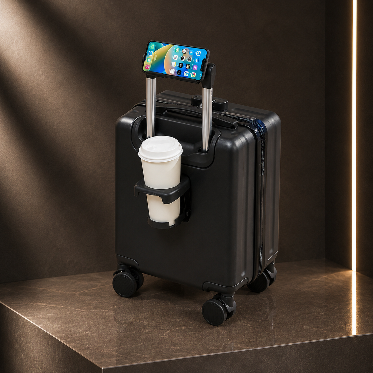 Mala de Viagem Mini 14'' Leve com Fecho de Código