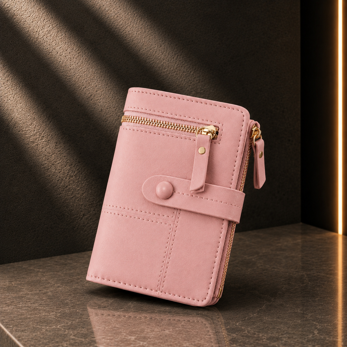 Carteira Clutch com Fecho de Correr