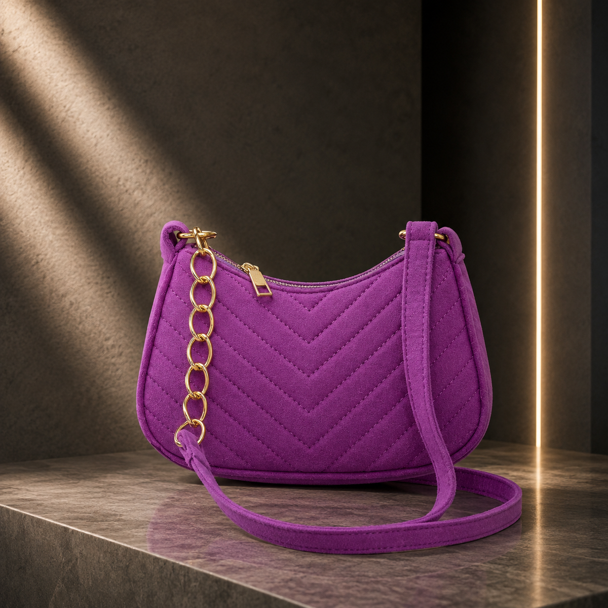Bolso Cruzado Vintage de Fieltro