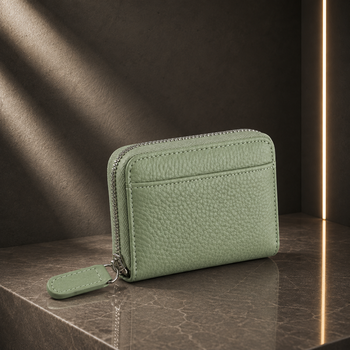 RFID Genuine Leather Card Wallet