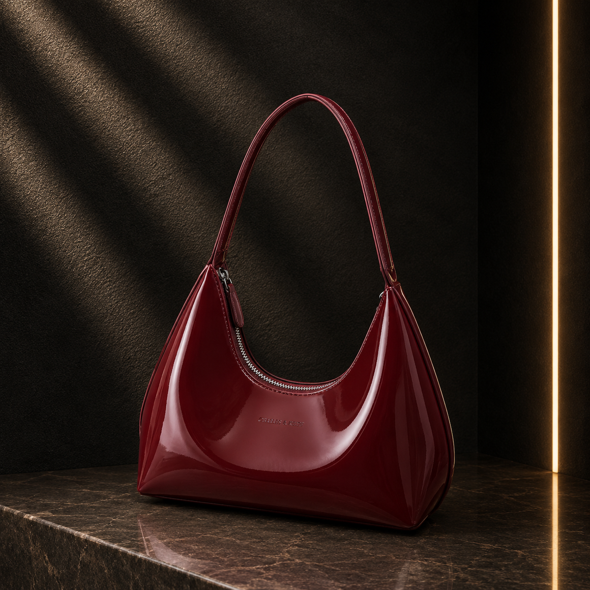 Lightweight Patent Tote Bag