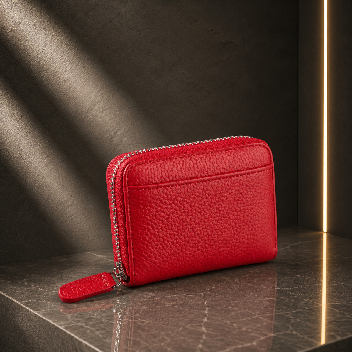 RFID Genuine Leather Card Wallet